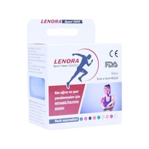 Lenora Sport Tape Hassasiyetlar Için Bant 5cmx5m Mavi
