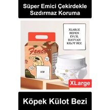 Köpekkülotbezi Xlarge Beden Evcil Hayvan Kilot Bez Ultra Emici Hızlı Kuruyan Sızdırmaz Koruma Cırt