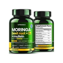 Moringa Beet Root + 5x İn One + Mullein With Black Seed Oil & Black Pepper 60 Kapsül