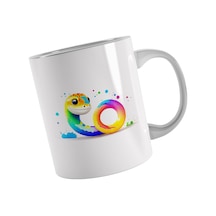 Rengarenk Yılanlı Bardak B0014