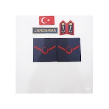 Asayiş Uzman Onbaşı Bayrak Spolet Jandarma Yazı 4 Lü Set