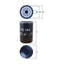 Vw Jetta 3 Yag Filtresi 1.6 2006-2011 Mahle Oc264