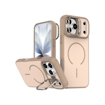 Joko Apple Uyumlu iPhone 17 Pro Max Flexa Magsafe Kapak - Gold 0.2M-Çok Renkli