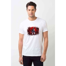 Uchiha Itachi By Bodskih Fullview Baskılı Beyaz Erkek Tshirt