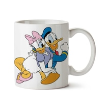 Donald-duck-png-clipart İki Tarafı Baskılı Kupa Bardak Çok Renkli