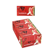 Şekersiz 7'li Karpuz Aromalı Sakız 14,5gr 24 Adet