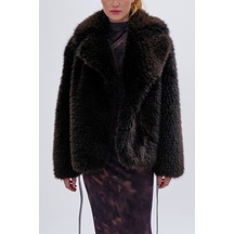 Valmenti Kadın Tekstil Kahverengi Mont 616 5214 Bn Pls Mont Sk24/25 Kahve Kahverengi