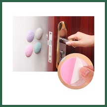 Bezos Çok Amaçlı Silikon Kapı Duvar Koruyucu Tampon 4lü Paket Bzs01