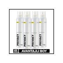 Privacy Woman Kadın Deodorant 4x200 Ml