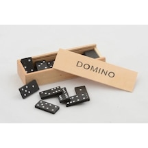Mey İthalat Ahşap Kutulu Domino Oyunu Model 2