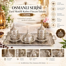 Osmanlı Motifli Türk Kahve Takımı