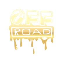 Offroad Sticker 17x17 Cm Gold
