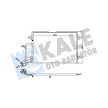 Vw Passat B5 Klima Radyatoru 1.9 Tdi 1997-2001 Kale 342935