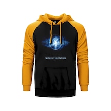 Within Temptation Sarı Reglan Kol Kapşonlu Sweatshirt Sarı
