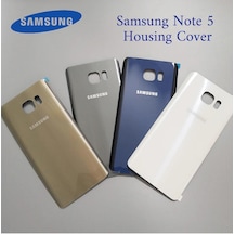 Samsung Galaxy Note 5 N920f İle Uyumlu Arka Pil Kapak Beyaz
