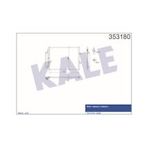 KALE OTO Radyatör 353180 Klima Radyatörü Renault Twingo II