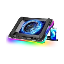 Classone Gt100 Gaming Laptop Sogutucu 2200rpm, Rgb Işıklı, Led Display Notebook Soğutucu Stand