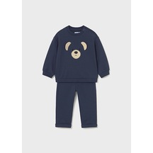 Mayoral Erkek Bebek Lacivert Sweat Pantolon Takım 2597 Lacivert