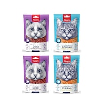 Wanpy Kedi Ödül Ördek + Tavuk Fileto Karma 4 Lü Paket