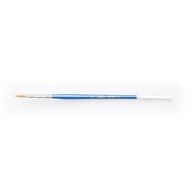 Pebeo 111 Düz Fırça Mavi Saplı Akrilik Yağlı Boya 4