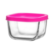 Lav Cube Saklama Kabı, Cam, 270 Cc, 4 Adet Sku: Smg8690010178558 Açık
