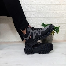 Sky Blue Füme 0050 Fermuarlı Bağacaklı Kaymaz Erkek Bot 001