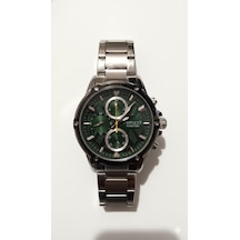 Ferrucci Erkek Kol Saati Gümüş Renk, Yeşil Kadran - Fcf03446m.01, 2 Yıl Garantili Gümüş