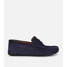 Hotiç Erkek Süet Deri Lacivert Comfort Günlük Loafer