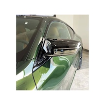 Bmw 4 Serisi G22 2020+ Yarasa Ayna Kapağı Parlak Siyah Sportif Yan Ayna Kaplaması