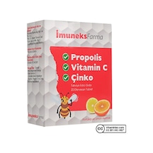 Imuneks Propolis Vitamin C Çinko 20 Efervesan Tablet