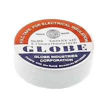 Globe İzole Bant Beyaz Elektrik Bandı 1 Adet