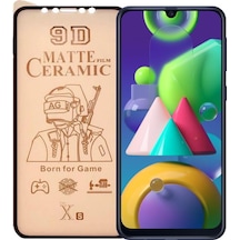 Samsung Uyumlu M21 Ekran Koruyucu 9D Mat Seramik Nano Tam Kaplayan