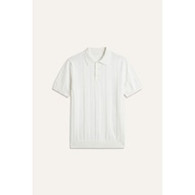 Defacto Standart Fıt Kısa Kollu Polo Beyaz Polo Tişört H9772ax26hswt32 Beyaz-wt32