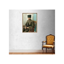 Poster Atatürk Tablosu Yüksek Kalite Tek Parça Ahşap Ceviz Eskitme Çerçeveli Çok Renkli - 815202530 Çok Renkli