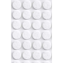 Yapışkanlı Mobilya Masa Sandalye Parke Zemin Ayak Koruyucu Kaydırmaz Keçesi 24 Mm 56'lı Paket Diğer