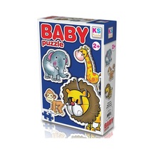 Ks Games Vahşi Hayvanlar/wild Animals 4in1 Puzzle 2/3/4/