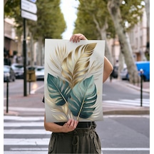 Çerçevesiz Poster, Dijital Baskı, Monstera Deve Tabanı Çiçeği , Ofis Salon Dekorasyon , Poster