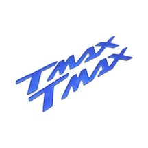 Yamaha Tmax Uyumlu Sele Altı Metal Yazı Seti Mavi Standart