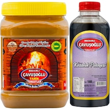 Çifte Kavrulmuş Kepekli Bozkır Tahini 930 Gr Çavuşoğlu Kozalak Pekmezi 1000 Gr