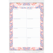 Haftalık Planlayıcı - A4 Ebat Yapılacaklar - 30 Yaprak - Weekly Planner - 0657 Çok Renkli