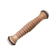Ahşap Ayak Masaj Rulosu Foot Roller Büyük Boy Kahverengi