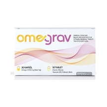 Omegrav Omega 3 Balık Yağı Ve Vitamin İçeren Mineral 30 Tablet 30 Diğer