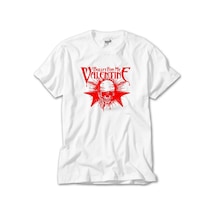 Bullet For My Valentine Skull Beyaz Tişört Beyaz