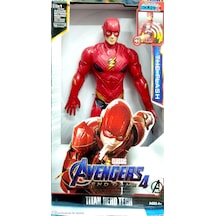 Oyuncak Flash Avengers 30 Cm Işıklı Sesli Figür flaş Kahraman