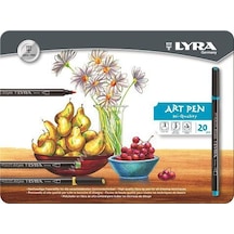 Lyra Hi-Quality Art Pen 20 Renk Metal Kutu