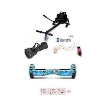 Citymate Elektrikli Kaykay Akıllı Denge Hoverboard + Hoverkart + Çanta Full Ledli Extrem Paket D20