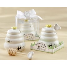 Bal Kaşıklı Seramik Kap Bnc Ap-10273 - Arıcılık