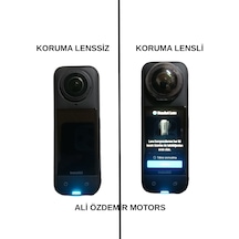 İnsta X5 Kamera Lens Koruyucu, Çizilmeye Karşı Dayanıklı Sert Plastik
