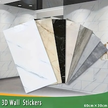Magicool Beyaz Mermer Desenli Alüminyum Plastik Duvar Sticker