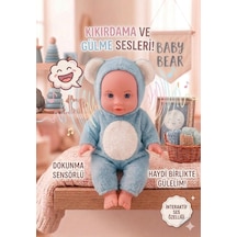 İnteraktif Sesli Ve Dokunma Sensörlü Baby Bear Oyuncak Bebek - 23 Cm